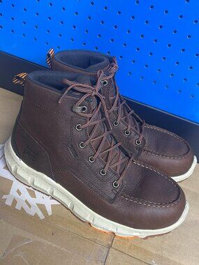 TIMBERLAND MENS FLEX TEMPE 6 '' ALLOY SAFETY WATERPROOF BOOTS A5TME-EM6 SIZE 9.5